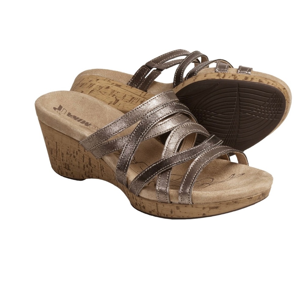 Romika Hawaii 02 Sandals - Metallic Leather Combo